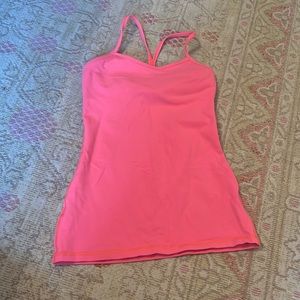 Lululemon power y pink tank top